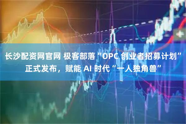 长沙配资网官网 极客部落“OPC 创业者招募计划”正式发布，赋能 AI 时代“一人独角兽”